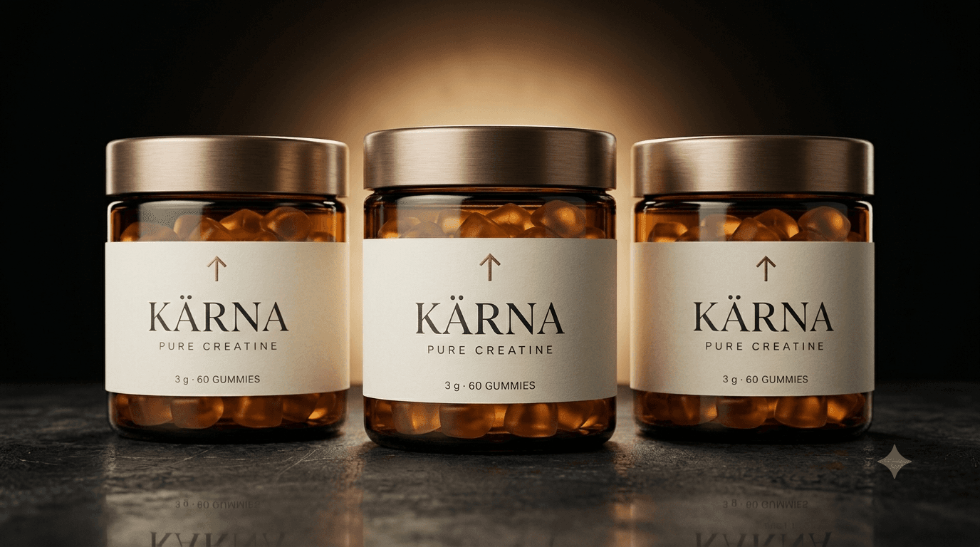 Three KÄRNA jars — the subscription three-pack