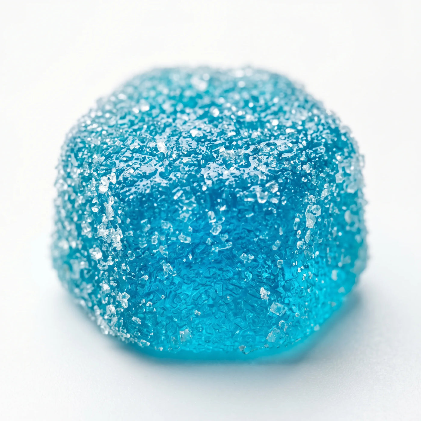 Blue Raspberry — gummy close-up